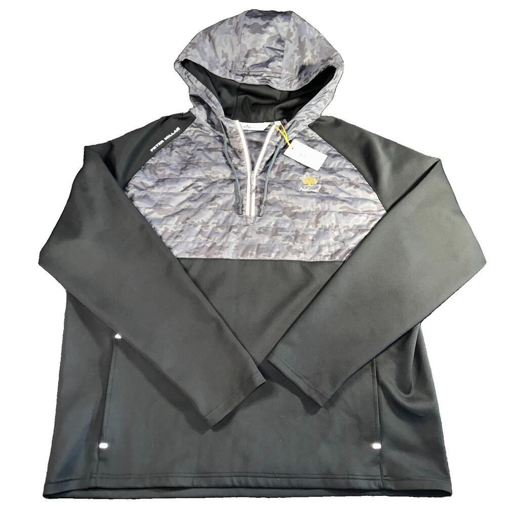 Peter Millar Crown Sport Hyperlight Weld Camo Hybrid Hoodie Men XXL NWT Oak Tree